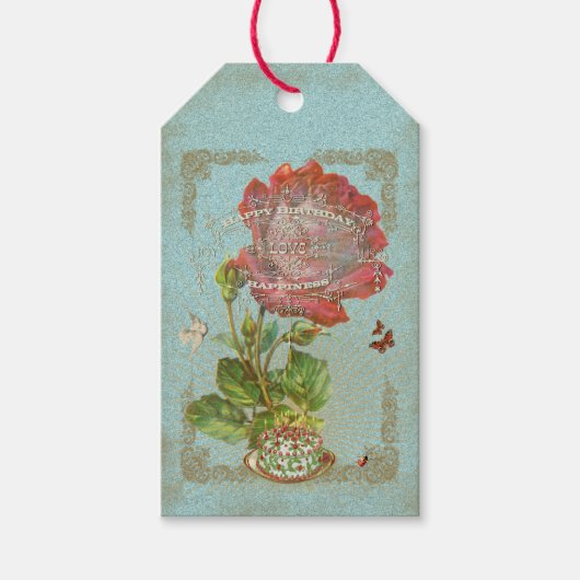 Geboortedag 1 - Label met cadeau Cadeaulabel (Voorkant)