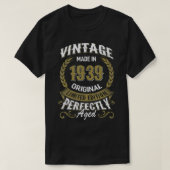 Geboortedag 365: 1939, geboortedag cadeau voor vro t-shirt (Design voorkant)