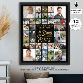 Geboortedag 42 Foto-collage JAREN IN DE MAKING Poster