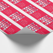 Geboortedag, 4 juli, cadeauomslag. cadeaupapier (Hoek)