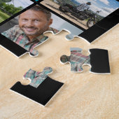 Geboortedag 55: Foto Collage GEWELDIGE SINCE Legpuzzel (Zijkant)