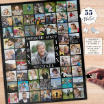 Geboortedag 55: Foto Collage GEWELDIGE SINCE Legpuzzel<br><div class="desc">Viel elke verjaardag met een gepersonaliseerde foto-herinneringen die puzzel voor hem of haar gebruikt om foto's te uploaden collage sjabloon met 55 vierkante afbeeldingen door de jaren heen als een gedenksgeschenk. De titel zegt GEWELDIGE SINDS "JAAR". Personaliseer uw naam en geboortejaar. BIJSTAND: Neem contact op met de ontwerper VOORDAT u...</div>