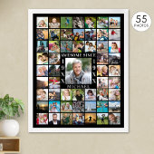 Geboortedag 55: Foto Collage GEWELDIGE SINCE Poster