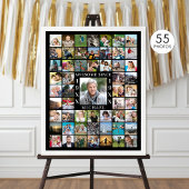 Geboortedag 55: Foto Collage GEWELDIGE SINCE Poster