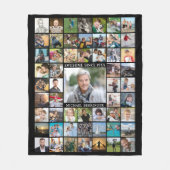 Geboortedag 55: Foto Collage GEWELDIGE SINCE Year Fleece Deken (Voorkant)