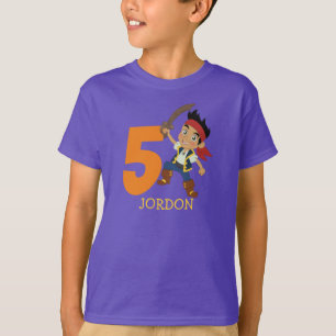Geboortedag 5e naam: Piraat T-Shirt