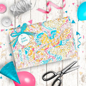 Geboortedag Aantal Word Cloud Dertig B ID270 Cadeaupapier