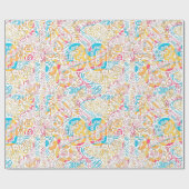 Geboortedag Aantal Word Cloud Dertig B ID270 Cadeaupapier (Vlak)