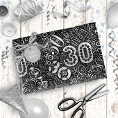 Geboortedag Aantal Word Cloud Derty D ID270 Cadeaupapier