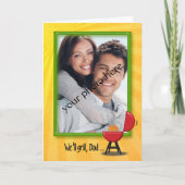 Geboortedag BBQ voor papa Kaart (Voorkant)