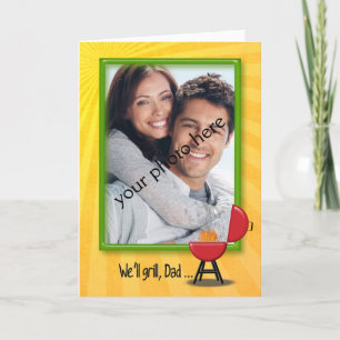 Geboortedag BBQ voor papa Kaart