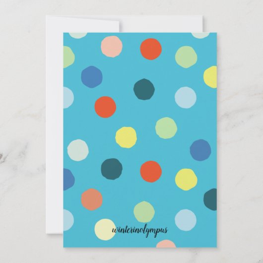 Geboortedag/Cumpleaños Spaanse kleurrijke monsters Kaart (Achterkant)