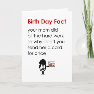 Geboortedag Feit een grappig, gelukkig geboortedag Kaart