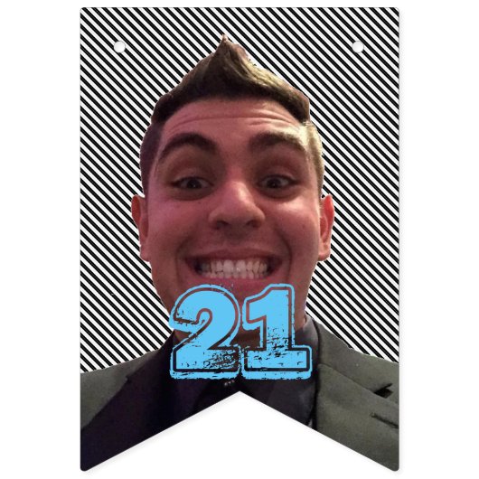 Geboortedag Foto en leeftijd Vlaggetjes (Tweede vlag)