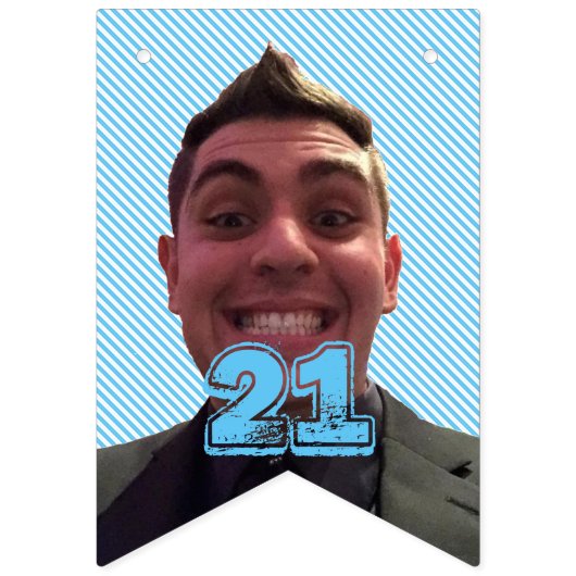 Geboortedag Foto en leeftijd Vlaggetjes (Eerste vlag)