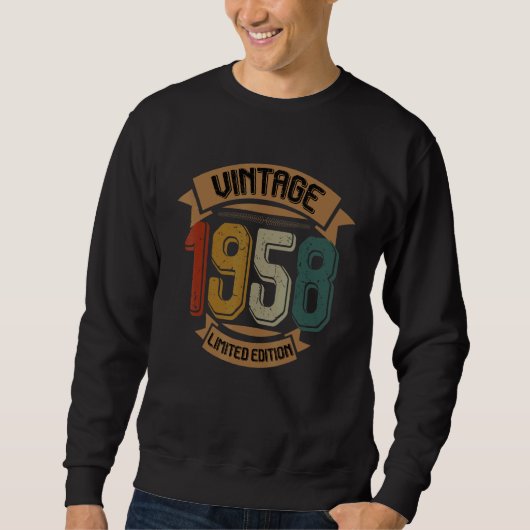 Geboortedag, geboren in 1958 trui (Voorkant)