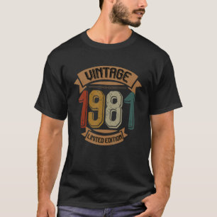 Geboortedag, geboren in 1981 t-shirt