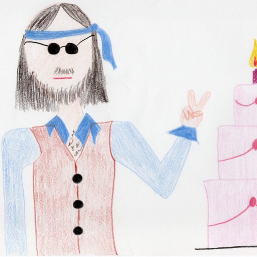 Geboortedag - Hippie Birthday - Kaart