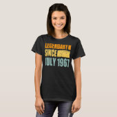Geboortedag in juli 1967 t-shirt (Voorkant volledig)