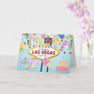Geboortedag in Las Vegas Kaart