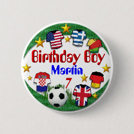 Geboortedag jongen (Football) ~ Button # 2