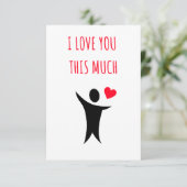 Geboortedag, Jubileum, Valentijnse kaart (Staand voorkant)