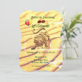 Geboortedag Leo (23 juli - 22 aug.) Partij Kaart (Staand voorkant)