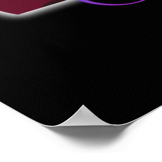 Geboortedag | Meisje van oktober I kan niet perfec Poster (Hoek)