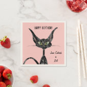 Geboortedag met Kat Servetten (Insitu)