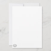 Geboortedag met Pet van partij Vast Wenskaart Bedankkaart (Achterkant)