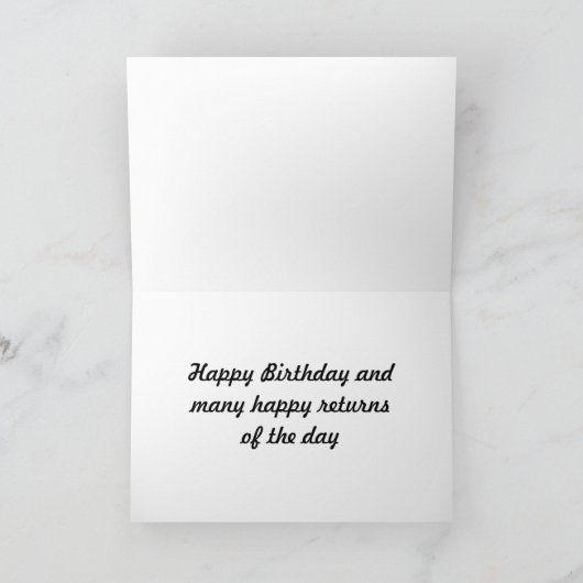 Geboortedag - naai kaart (Binnen)