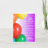 Geboortedag - nog veel meer kaart (Voorkant)