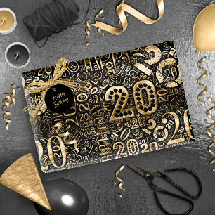 Geboortedag nummer Word Cloud 20 C ID270 Cadeaupapier