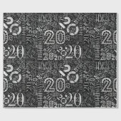 Geboortedag nummer Word Cloud 20 D ID270 Cadeaupapier (Vlak)