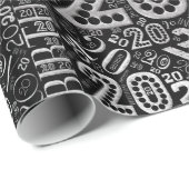 Geboortedag nummer Word Cloud 20 D ID270 Cadeaupapier (Rol Hoek)