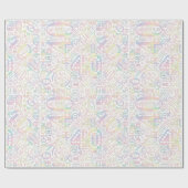 Geboortedag nummer Word Cloud 40 A ID270 Cadeaupapier (Vlak)