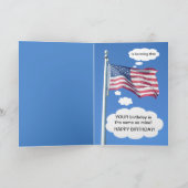 Geboortedag op 4 juli kaart (Binnen)