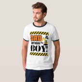Geboortedag - Pap van de Birthday Boy T-shirt (Voorkant volledig)