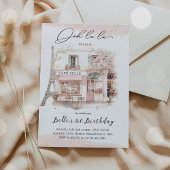 Geboortedag: Parisian Cafe Tea Kaart