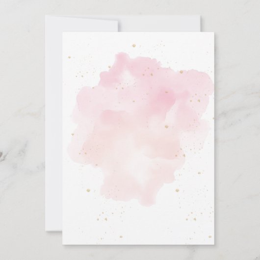 Geboortedag: Parisian Cafe Tea Kaart (Achterkant)