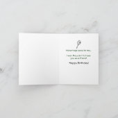 Geboortedag: Tennis Friend card Kaart (Binnen)