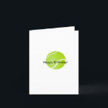 Geboortedag: Tennis Friend card Kaart<br><div class="desc">Voor al mijn originele schilderijen in de waterverf gebruik ik het 'beperkte palet'. Rood, geel, blauw. Dit veroorzaakt alle tinten en tinten die je in mijn schilderijen ziet. Rood, geel en blauw, doorzichtige waterverf in zowel warme als koele schoppen kan worden gemengd om elke kleur in het spectrum te verkrijgen....</div>