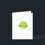Geboortedag: Tennis Friend card Kaart<br><div class="desc">Voor al mijn originele schilderijen in de waterverf gebruik ik het 'beperkte palet'. Rood, geel, blauw. Dit veroorzaakt alle tinten en tinten die je in mijn schilderijen ziet. Rood, geel en blauw, doorzichtige waterverf in zowel warme als koele schoppen kan worden gemengd om elke kleur in het spectrum te verkrijgen....</div>