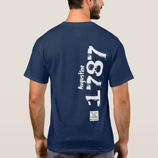 Geboortedag toevoegen jaarnaam Legends  verhit T-shirt (Achterkant)