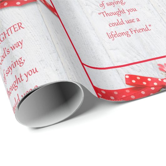 Geboortedag voor Dochter Cadeaupapier (Rol Hoek)