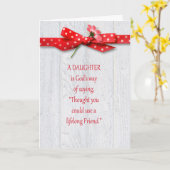 Geboortedag voor Dochter Kaart (Gele Bloem)