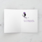 Geboortedag voor ouder worden kaart (Binnen)