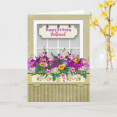 Geboortedag, Vriendin, Bloemen in de Kaart van de  (Gele Bloem)