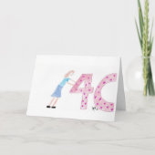 Geboortedag - Welkom bij de Pushing 40 Crowd - Kaa Kaart (Voorkant)