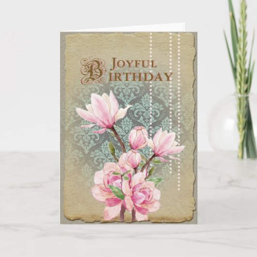 Geboortedag - Wenskaart Feestdagen Kaart (Voorkant)